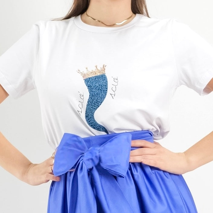 JETAIME T-SHIRT HORN BLU