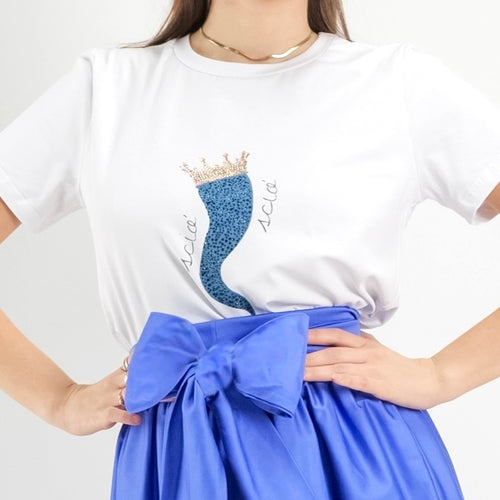 JETAIME T-SHIRT HORN BLU