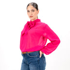SARTORIA BLUSA FIOCCO FRAGOLA