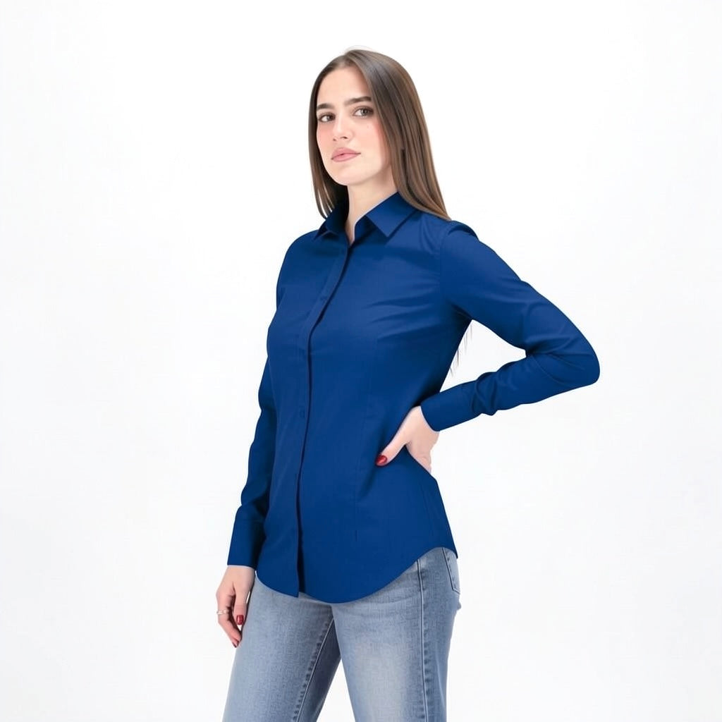 SOUTHLAB CAMICIA BASIC BLU