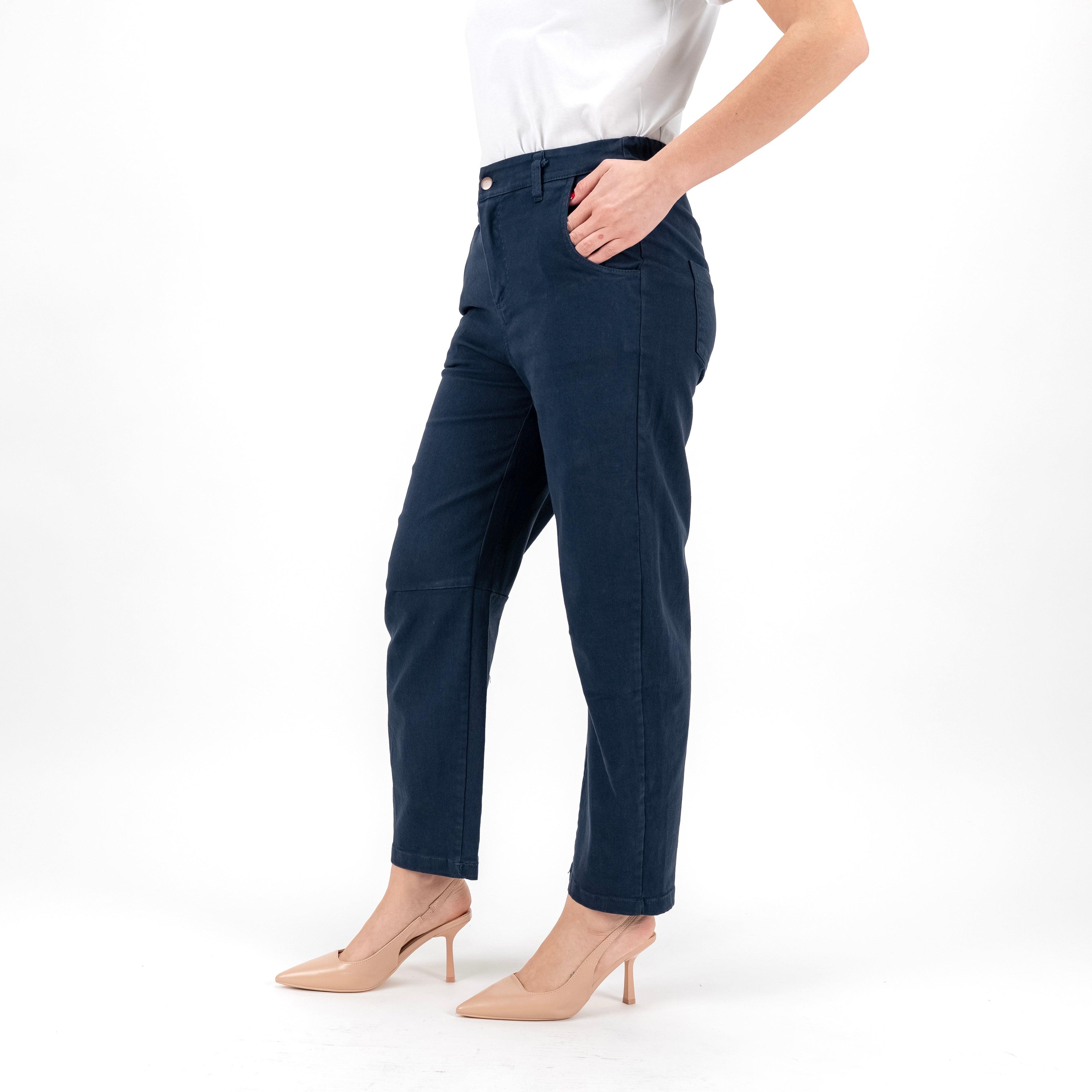 KONTATTO FW200C PANTALONE BARREL COTONE