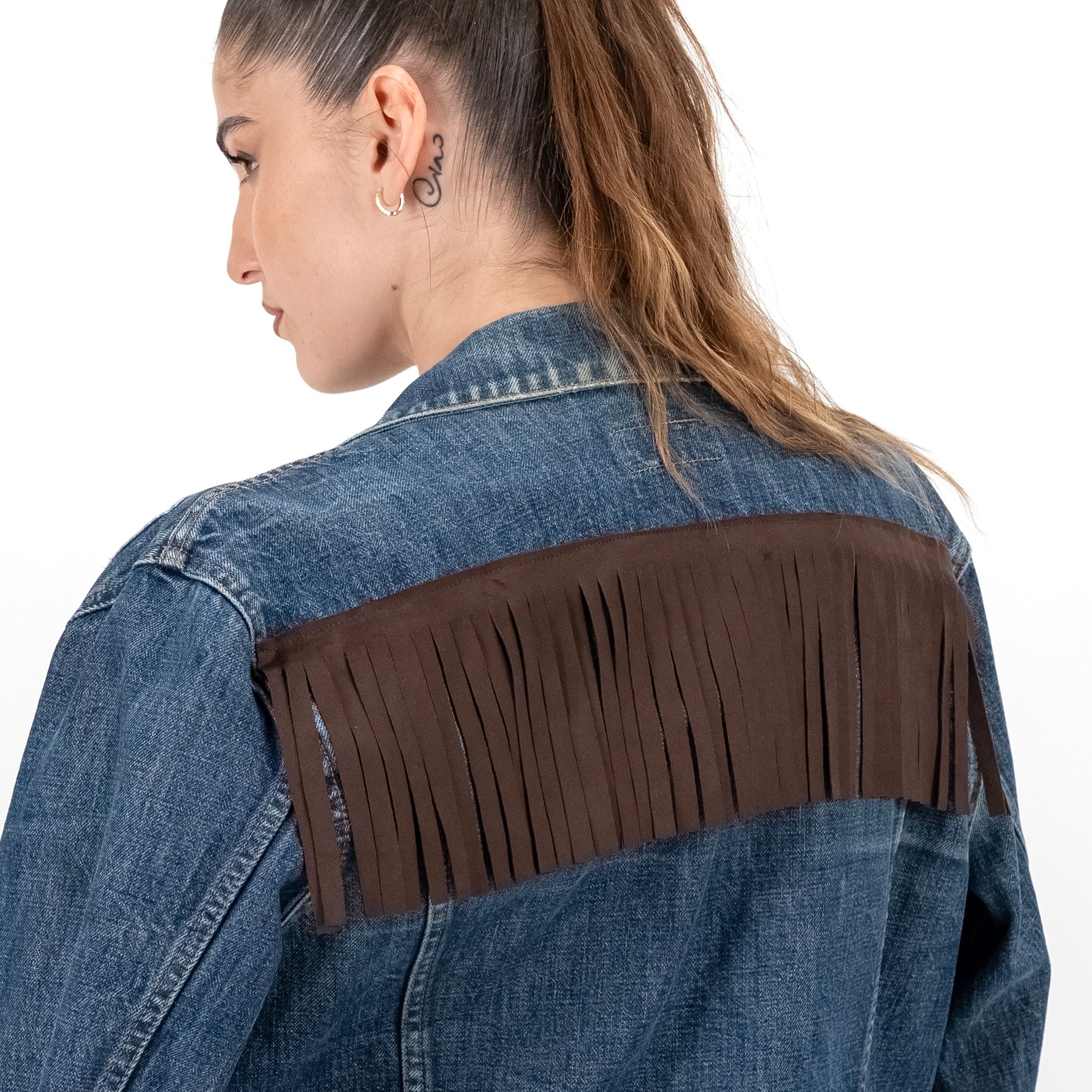 LOKITA GIUBBOTTO DENIM PATCH