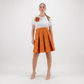 SARTORIA MINI DAMASCO ARANCIO HERMES