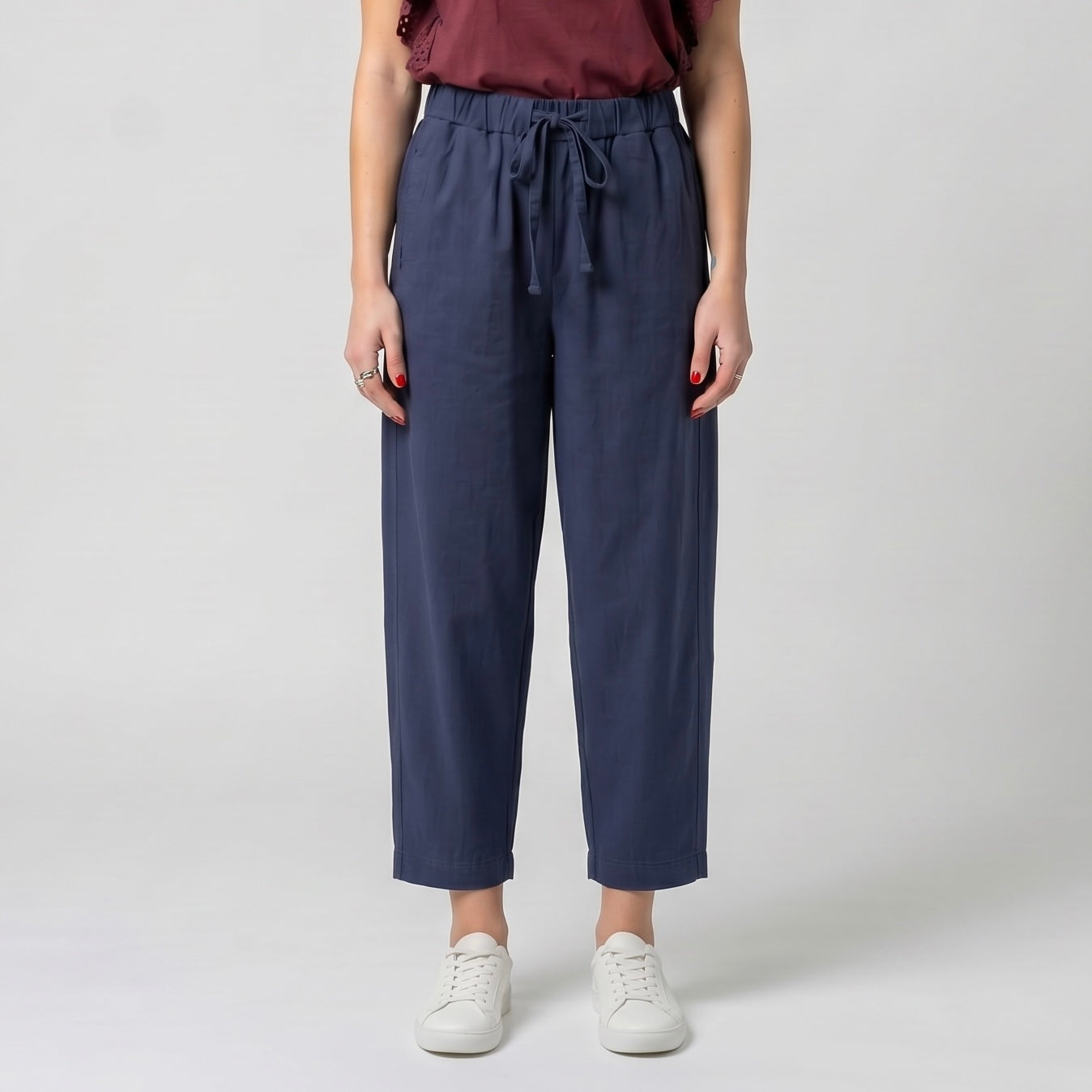 SILENCE PANTALONE LACCIO COTONE