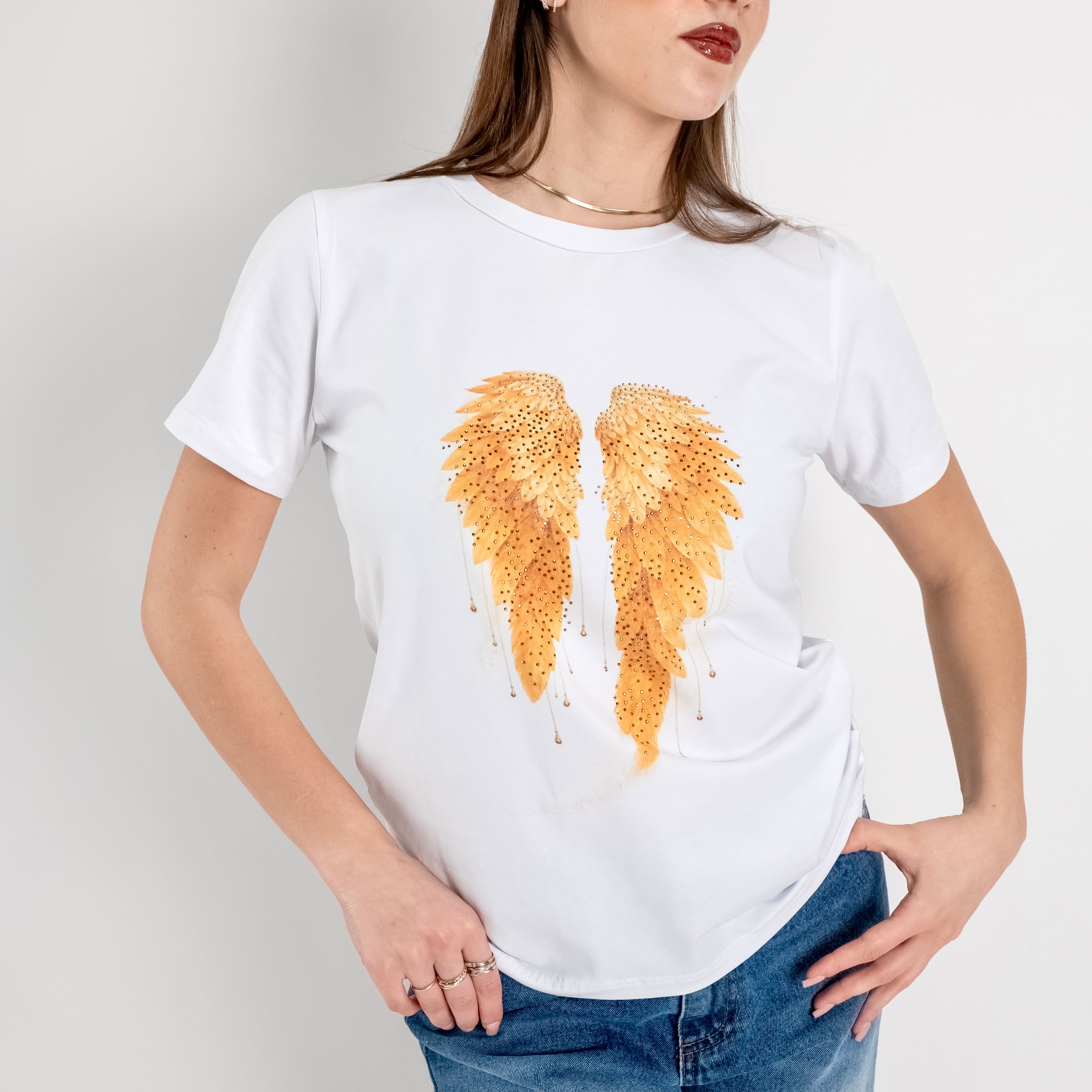JETAIME T-SHIRT WINGS GIALLO