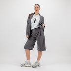 JETAIME BERMUDA WOOL GRIGIO