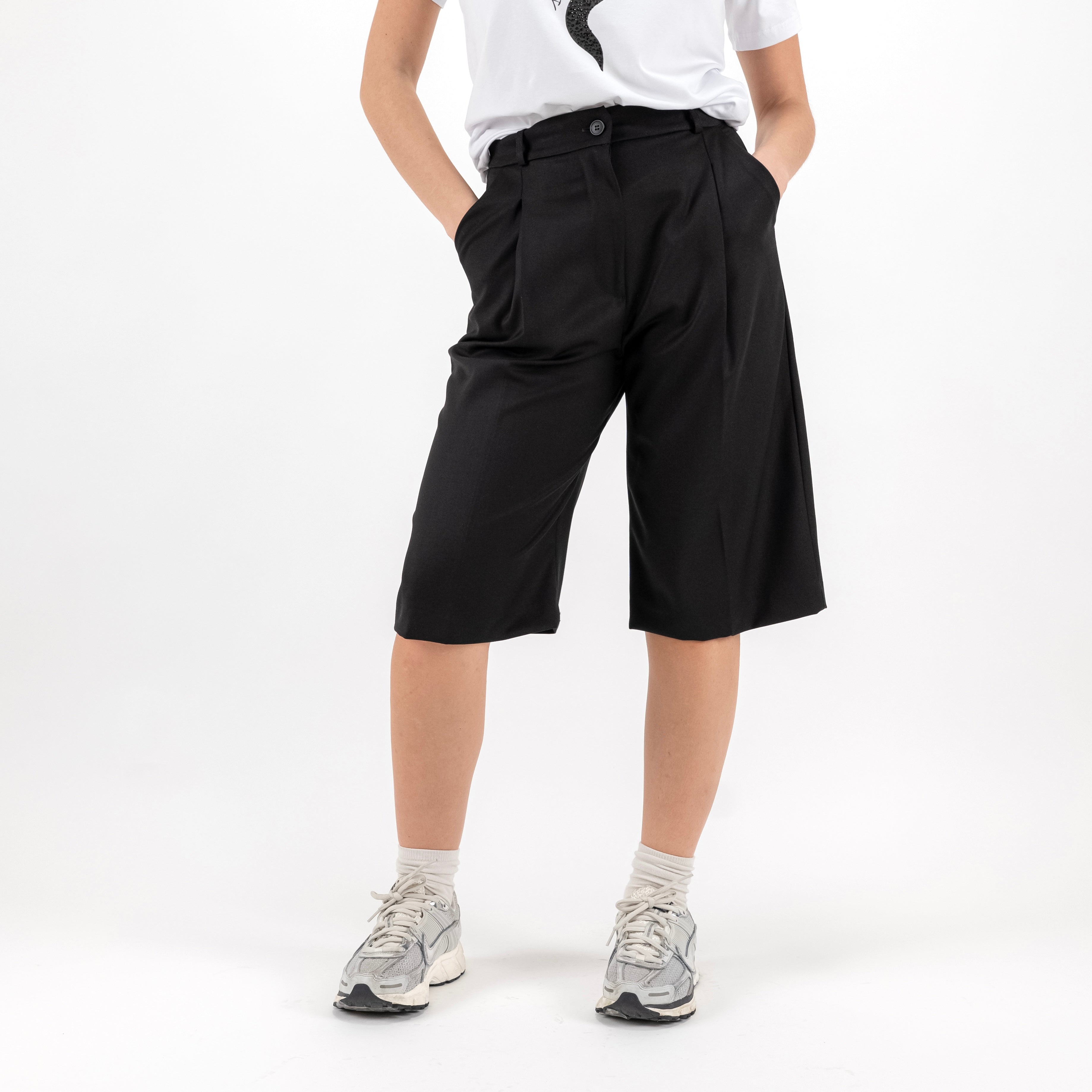 JETAIME BERMUDA WOOL NERO