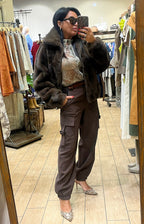 MARYLEY PANTALONE CARGO MORO