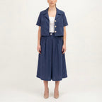 SOUTHLAB GIACCA CROP CREPE