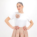 SARTORIA T-SHIRT DAMASCO ROSA