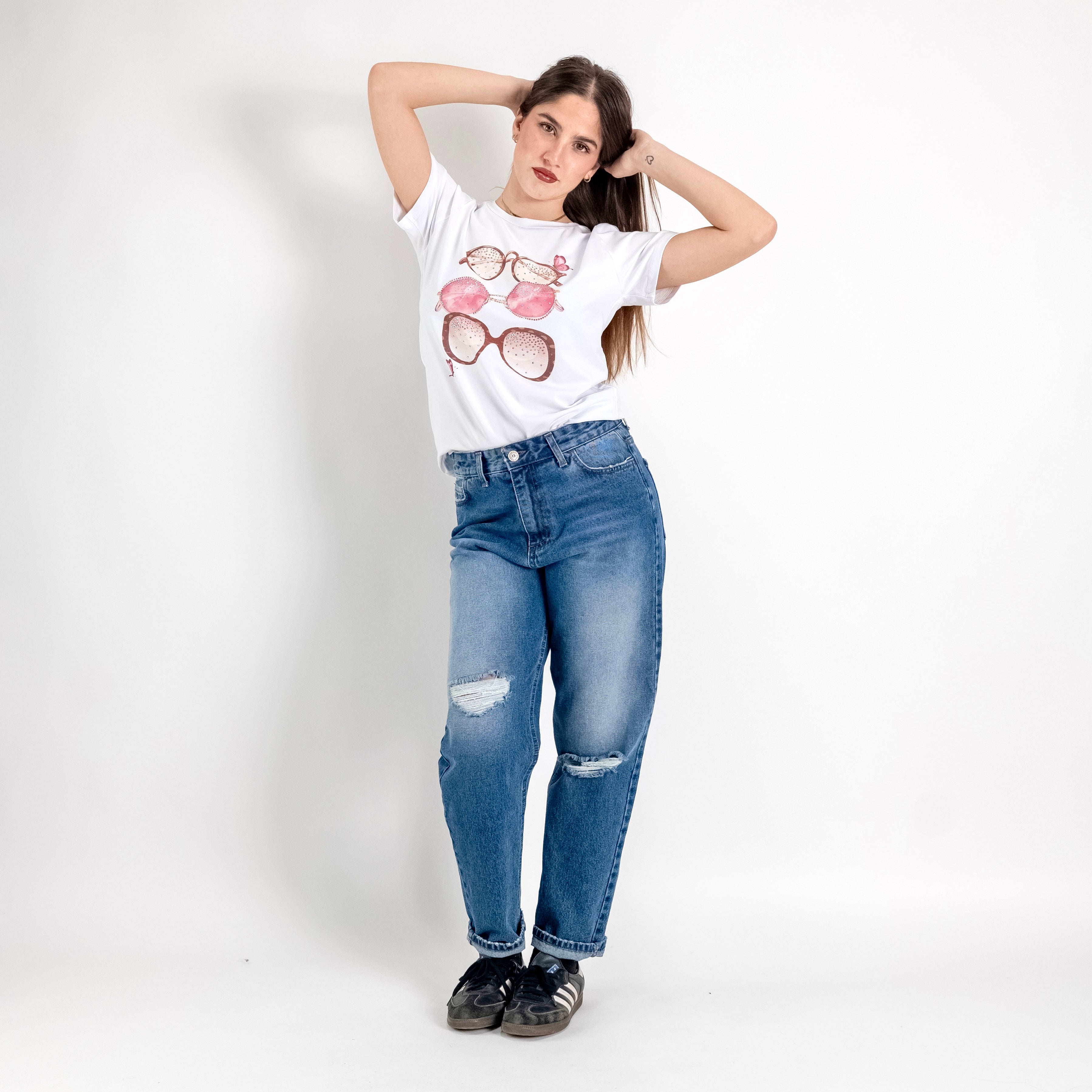 JETAIME T-SHIRT SUNGLASSES ROSA