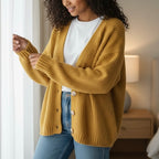 KONTATTO CARDIGAN MOHAIR MAXI