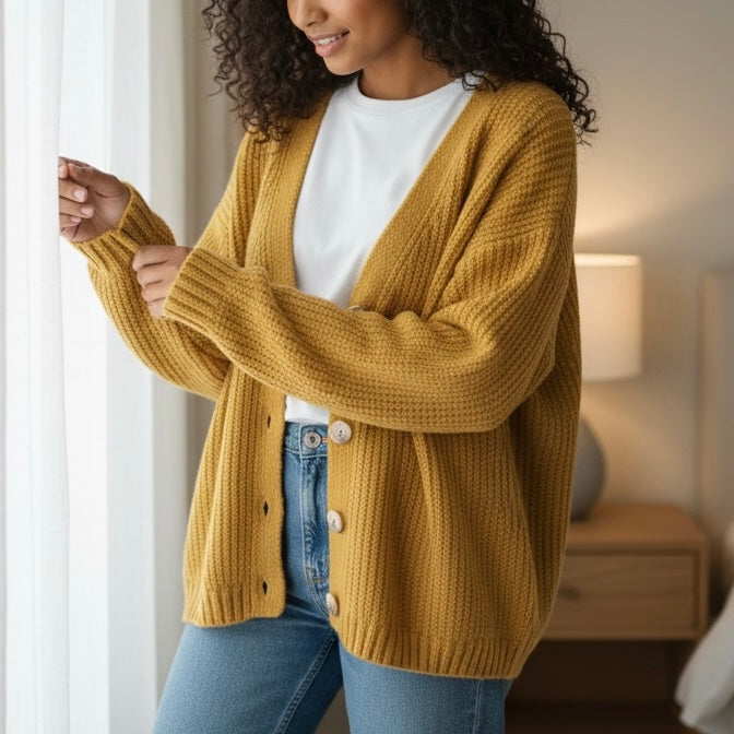 KONTATTO CARDIGAN MOHAIR MAXI