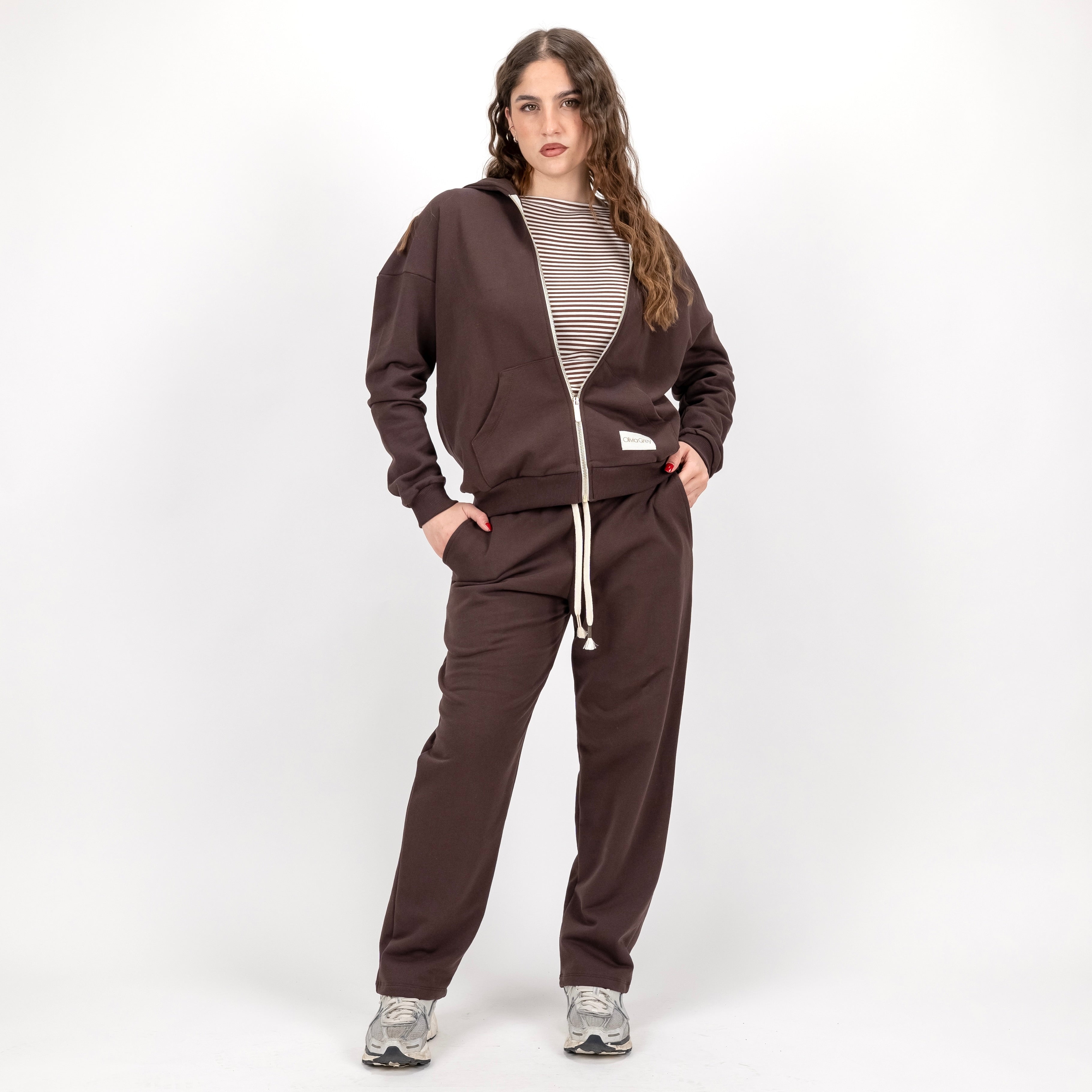 OLIVIAGREY MARIANNA FELPA FULL ZIP