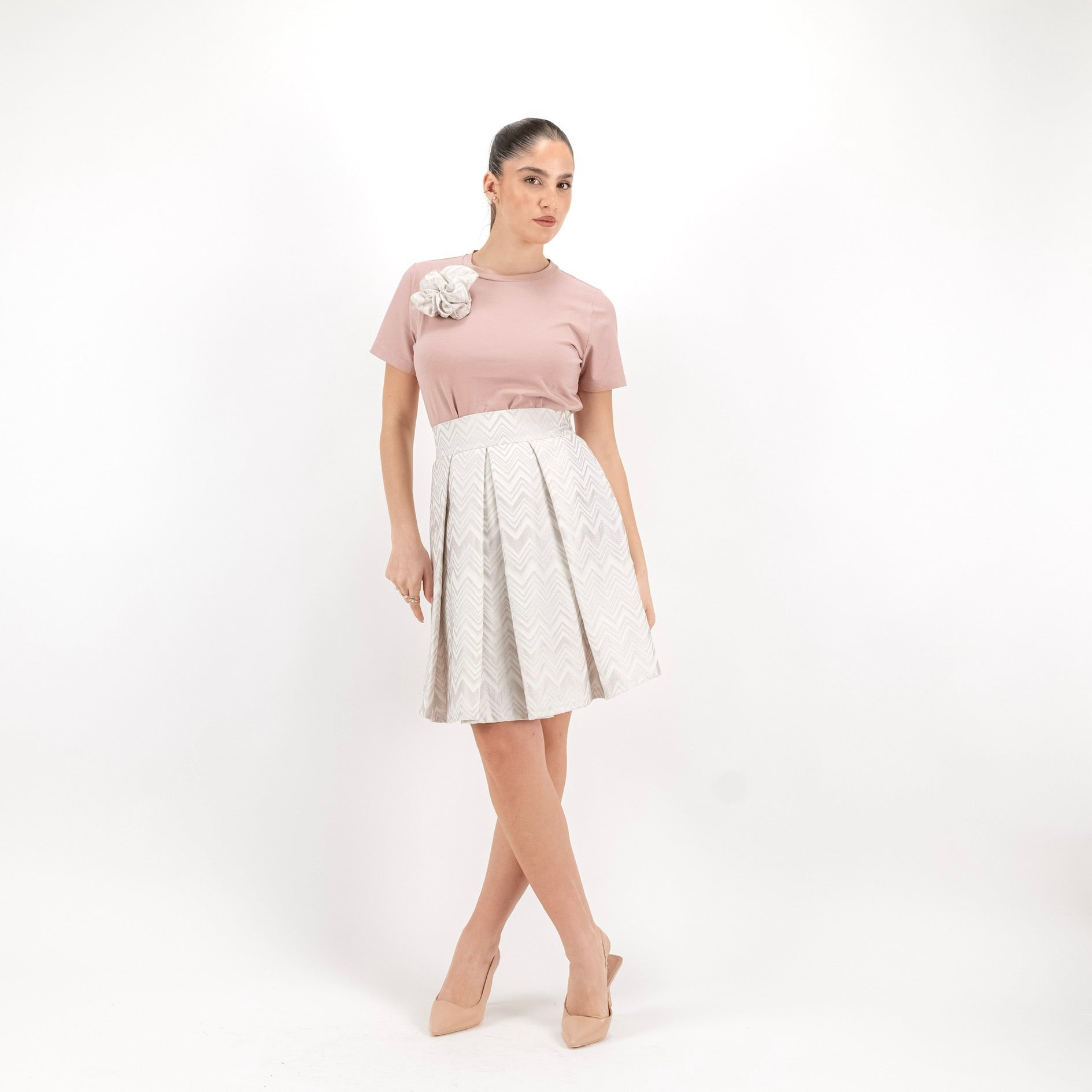 SARTORIA MINI BROCCATO MISSONI AVORIO