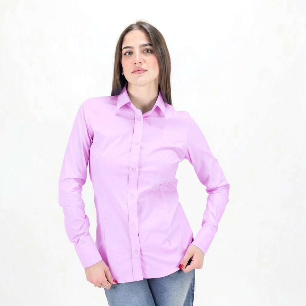 SOUTHLAB CAMICIA BASIC LILLA