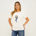 SOUTHLAB T-SHIRT HORN FLOWERS