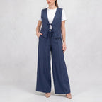 SOUTHLAB GILET CREPE NODI