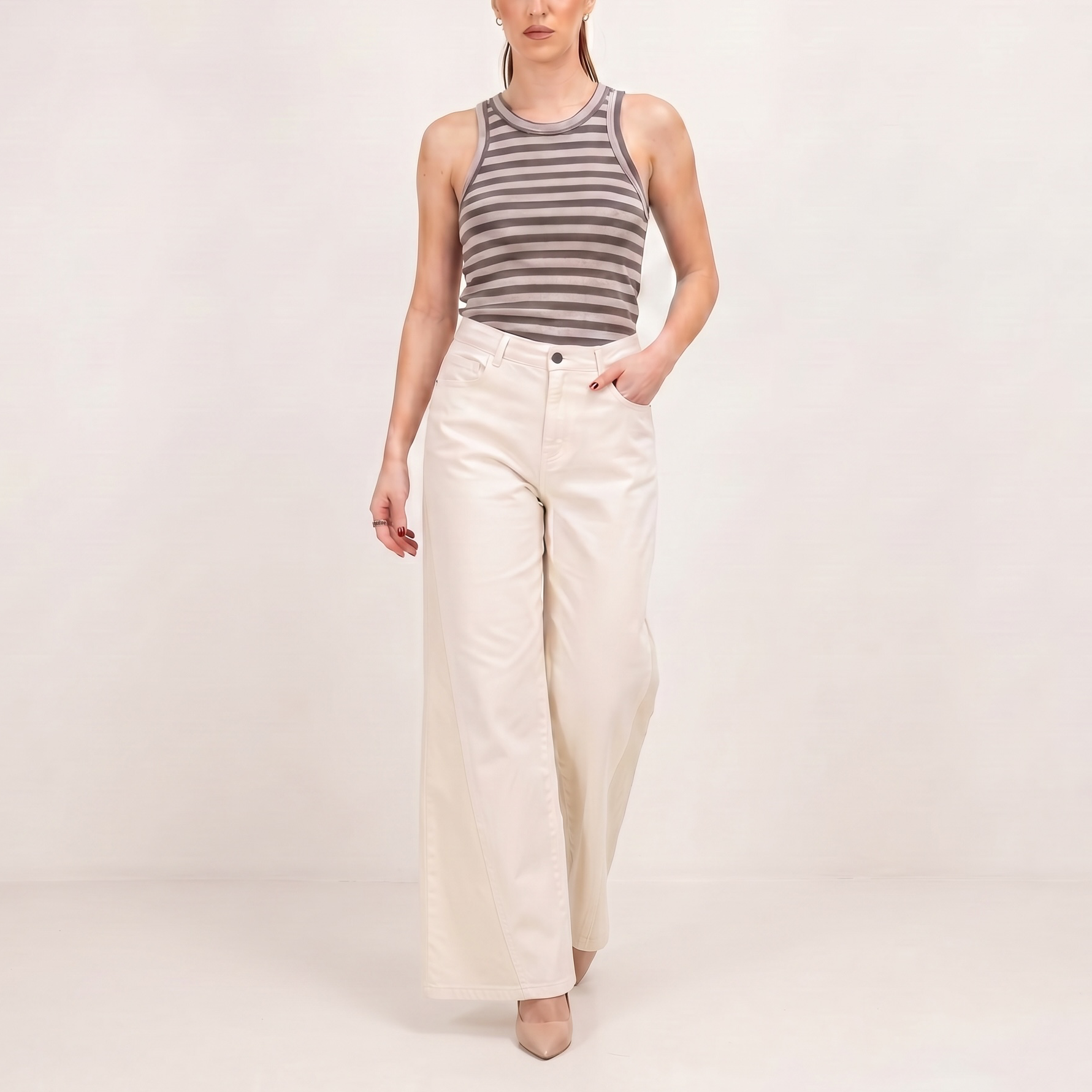 OLIVIAGREY CANOTTA STRIPE