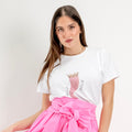JETAIME T-SHIRT HORN ROSA