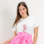 JETAIME T-SHIRT HORN ROSA