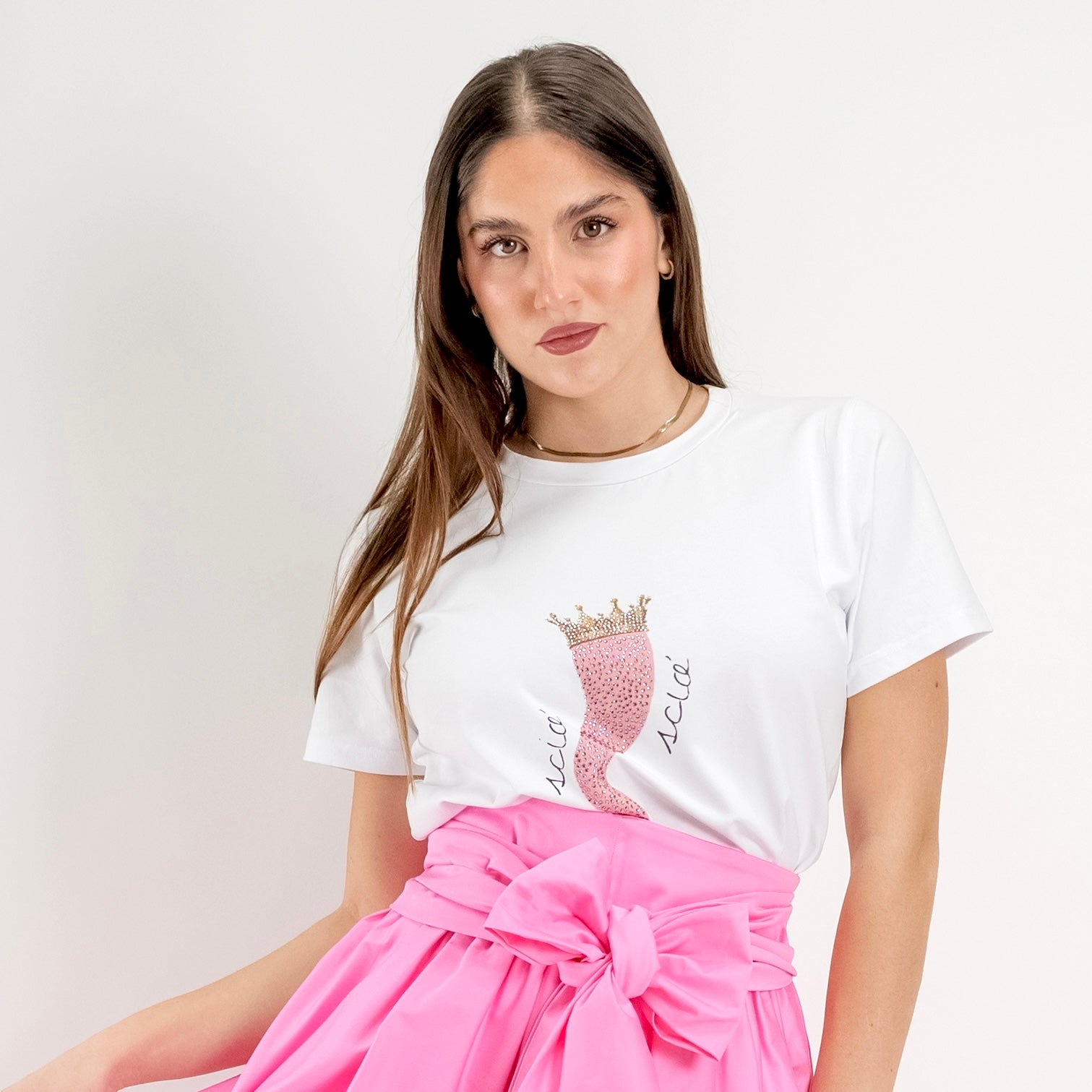 JETAIME T-SHIRT HORN ROSA