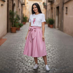 SARTORIA GONNA ECOLE ROSA