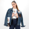LOKITA GIUBBOTTO DENIM PATCH