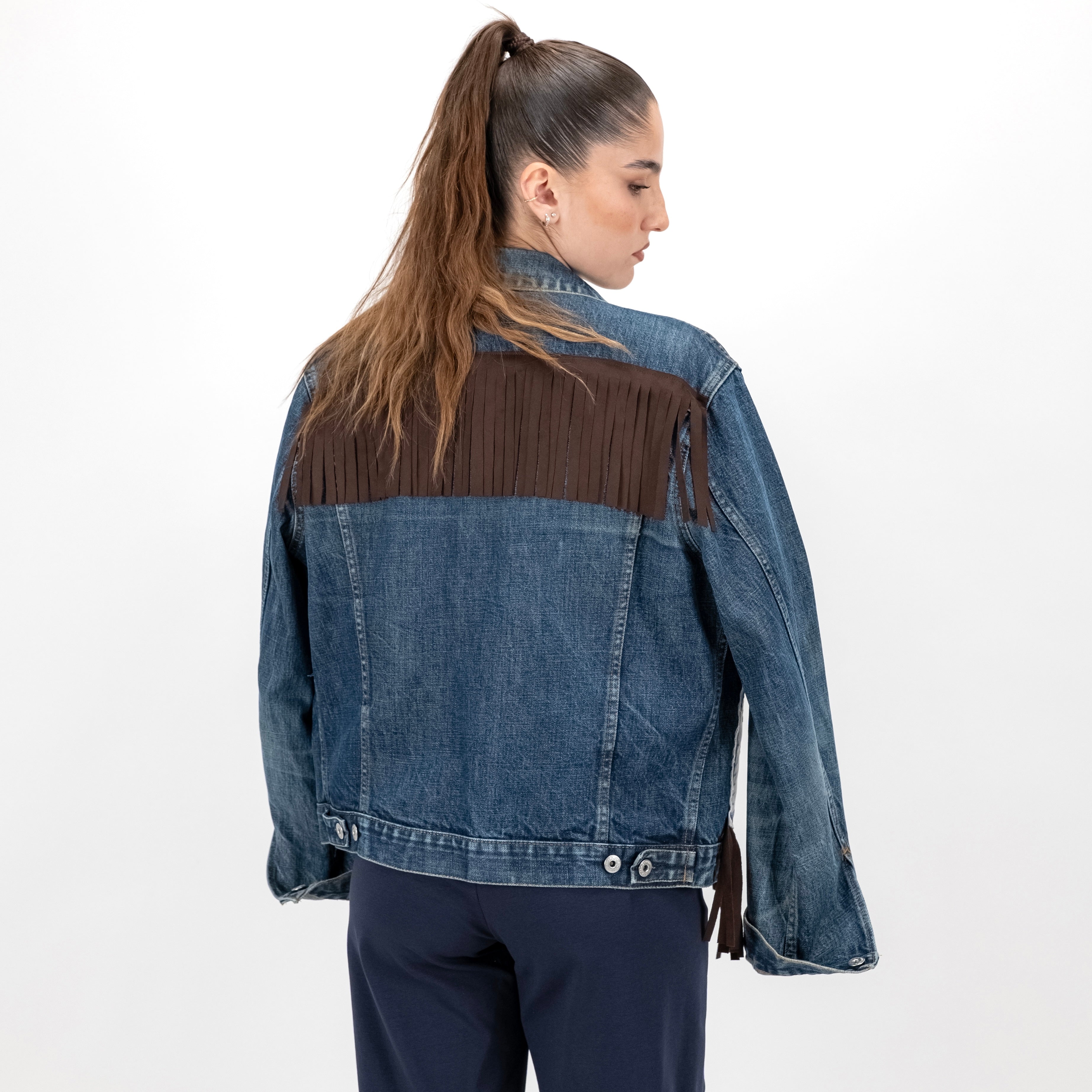 LOKITA GIUBBOTTO DENIM PATCH