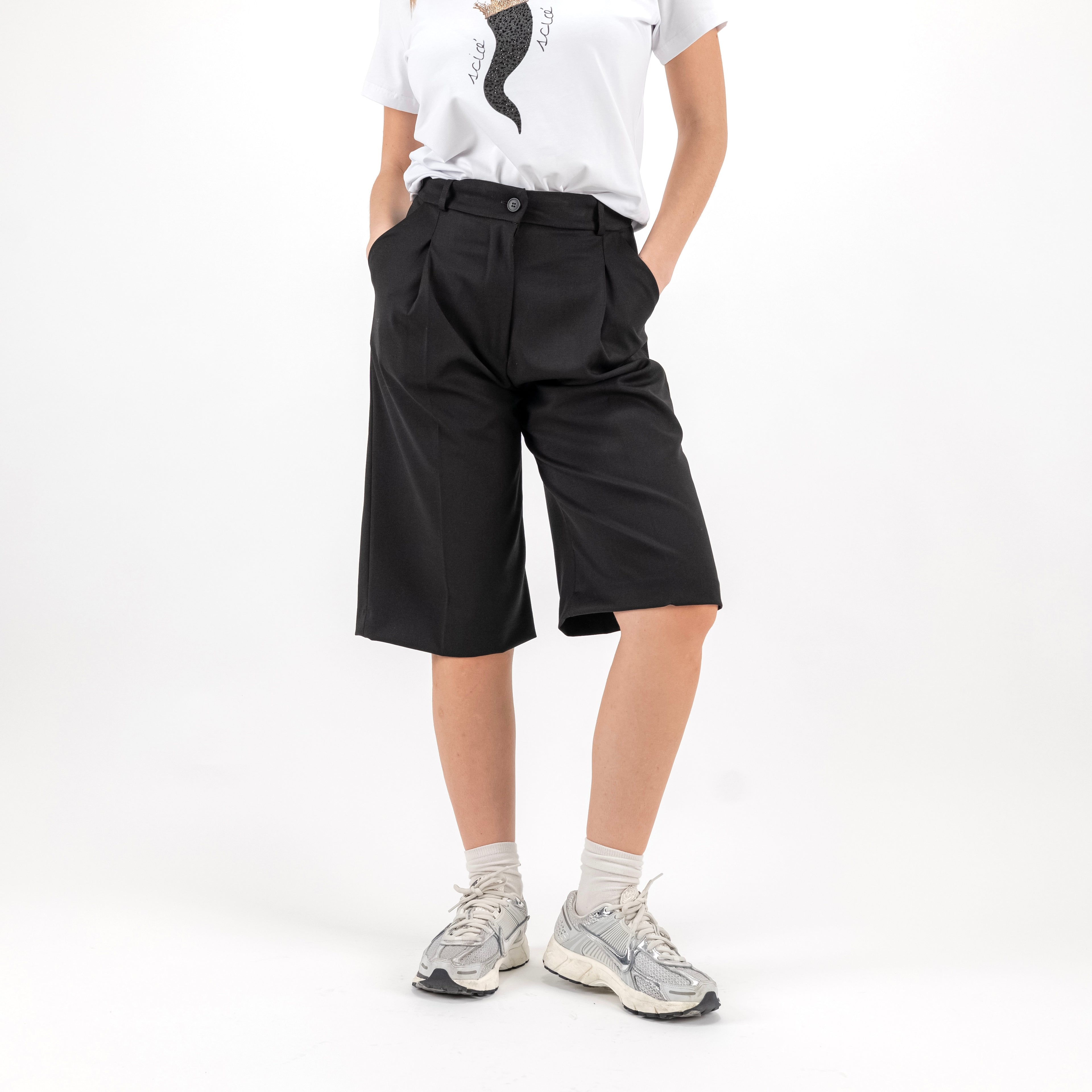 JETAIME BERMUDA WOOL NERO
