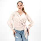 SOUTHLAB BLUSA INCROCIO