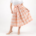 SARTORIA GONNA FIOCCO MADRAS PESCA