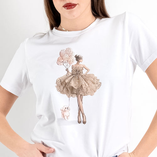 JETAIME T-SHIRT DANCER ROSA