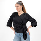 SOUTHLAB BLUSA INCROCIO
