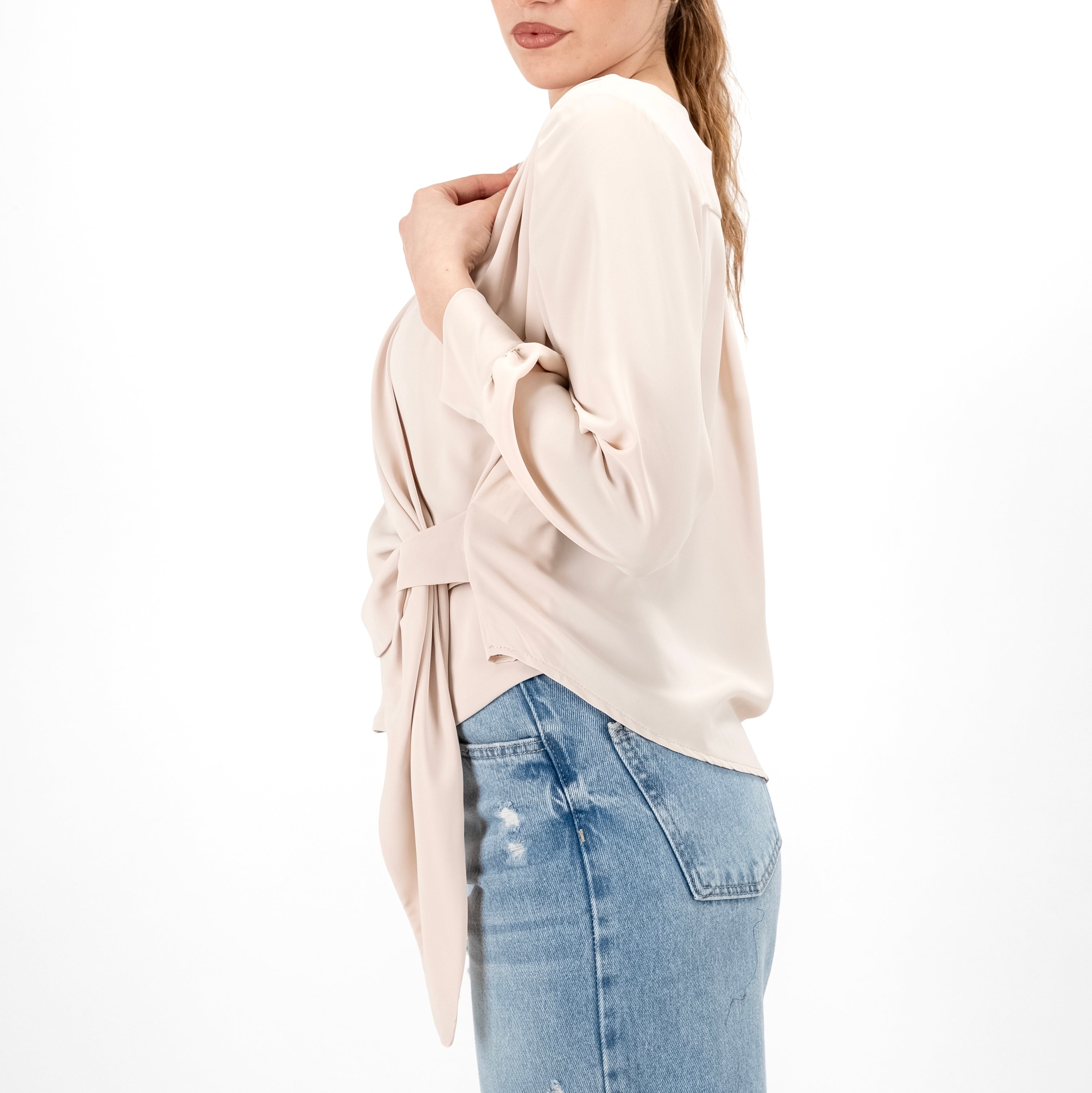 SOUTHLAB BLUSA INCROCIO
