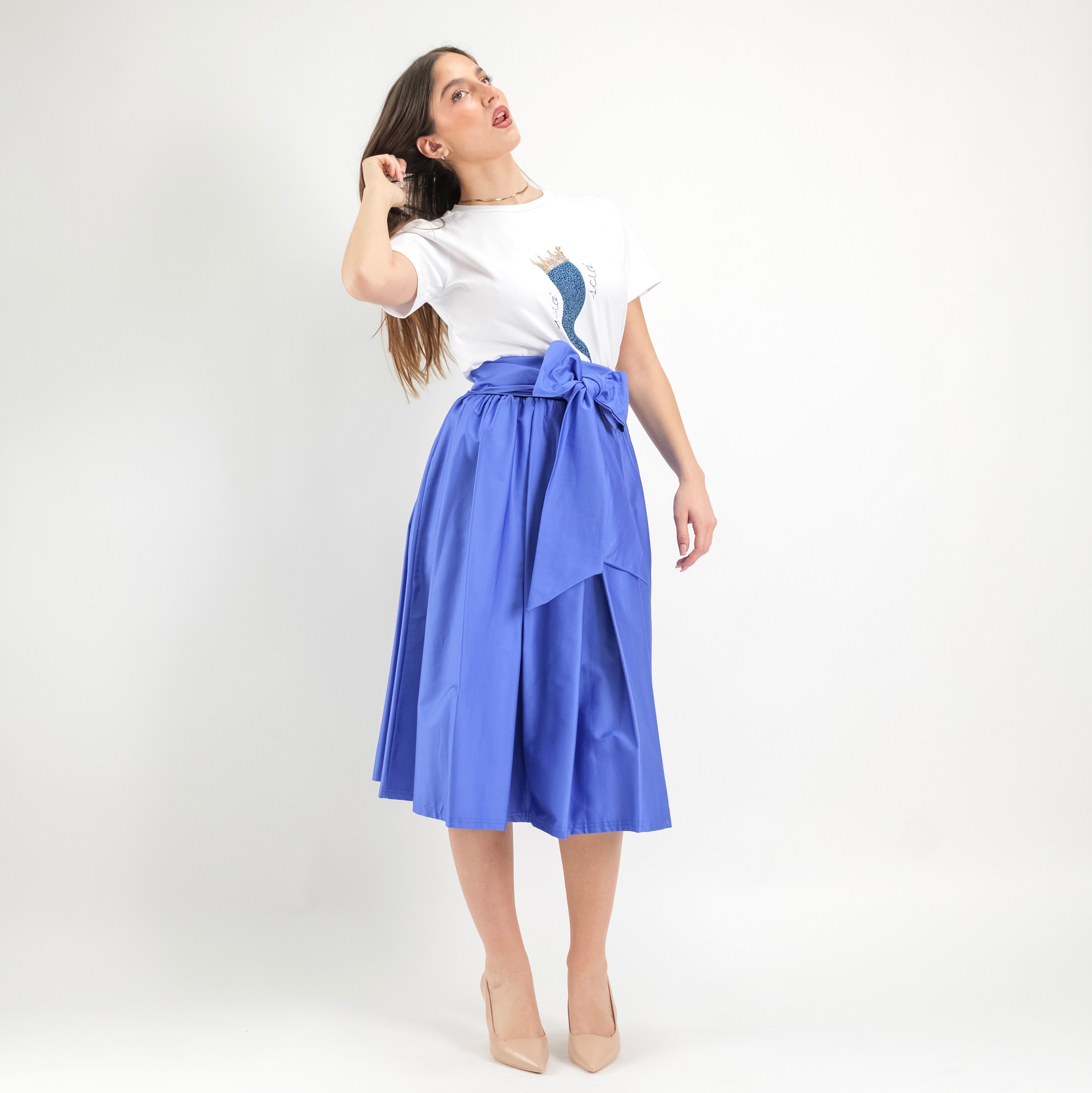JETAIME T-SHIRT HORN BLU