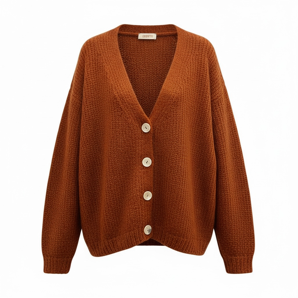 KONTATTO CARDIGAN MOHAIR MAXI