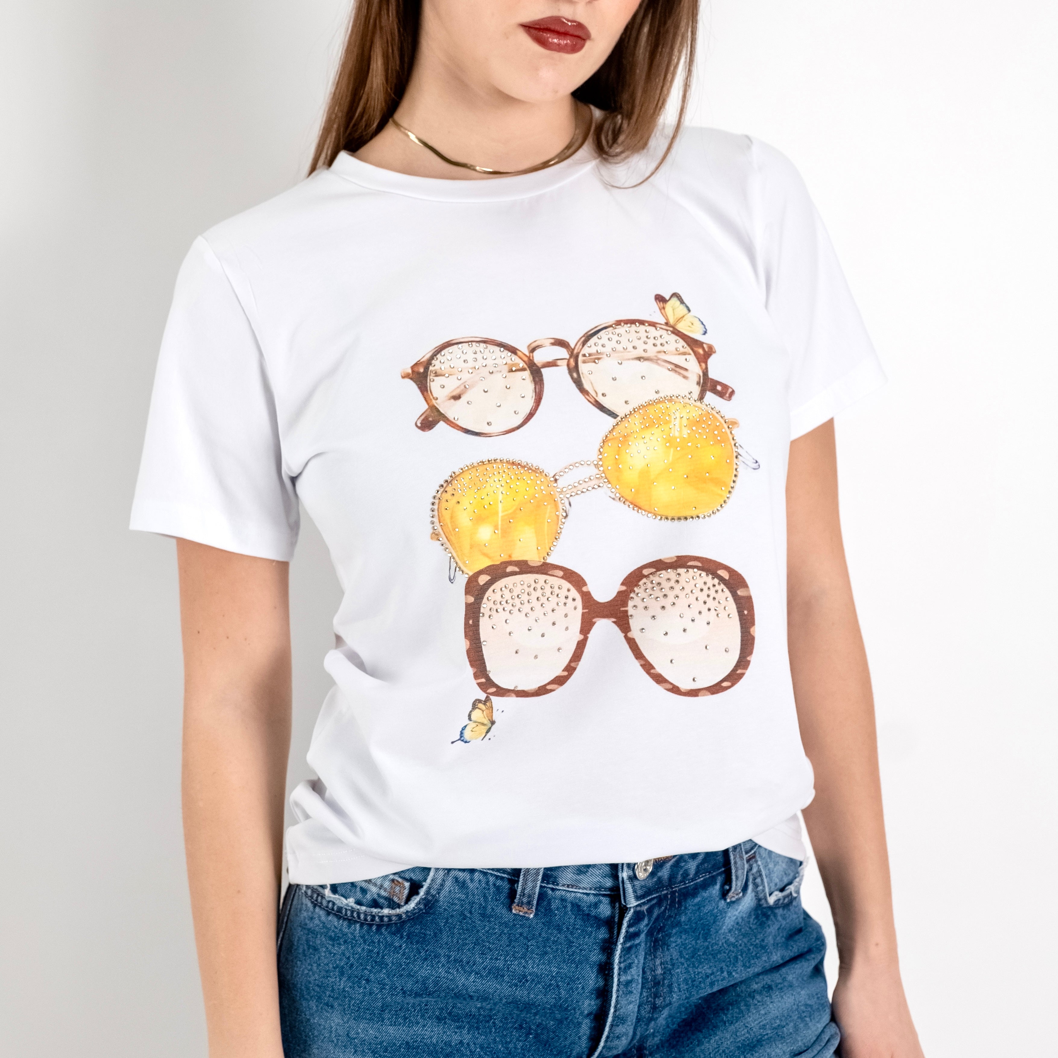 JETAIME T-SHIRT SUNGLASSES GIALLO