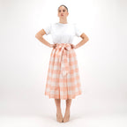 SARTORIA GONNA FIOCCO MADRAS PESCA