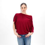 KONTATTO 3M1551C MAGLIA OVER COLLO SCIALLATO
