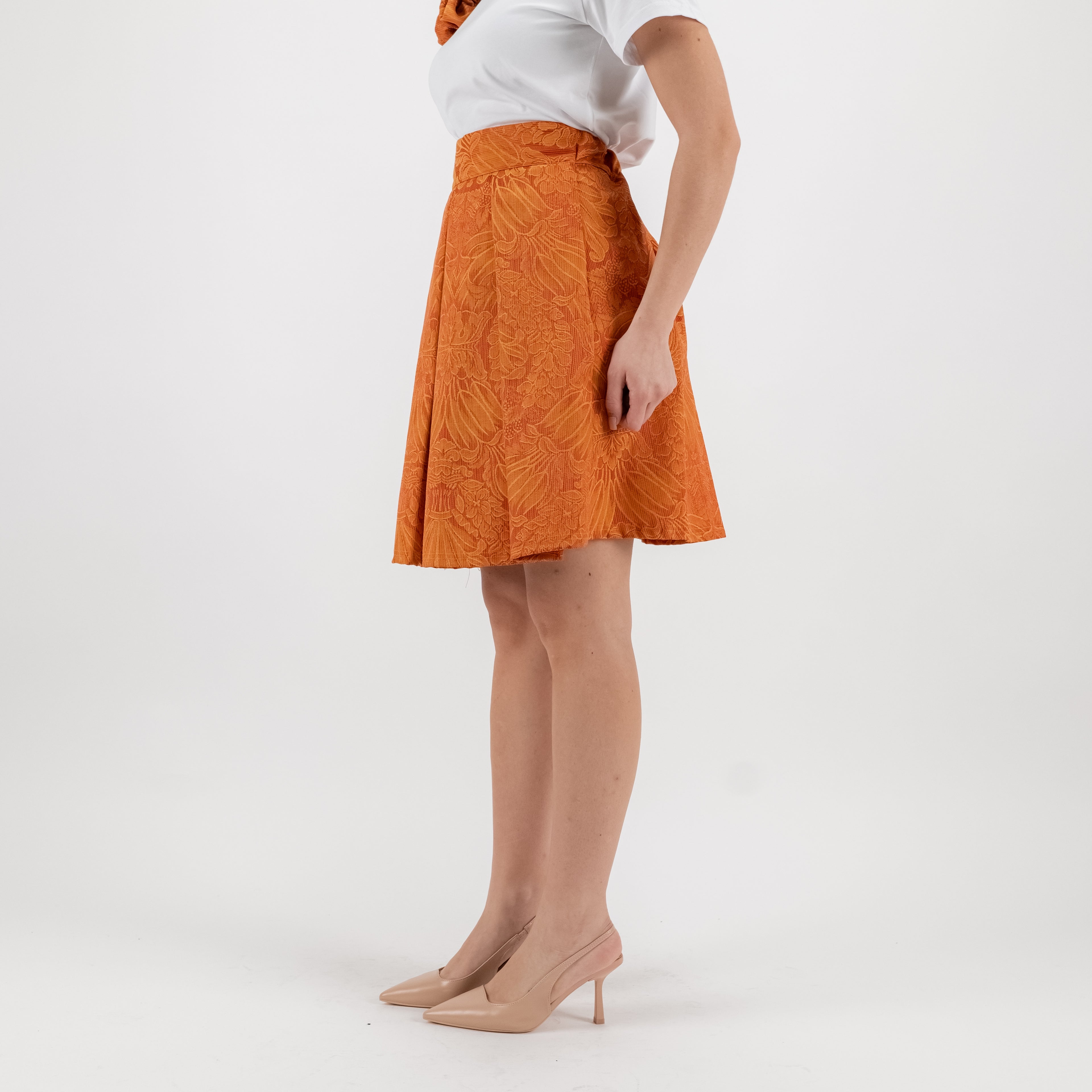 SARTORIA MINI DAMASCO ARANCIO HERMES