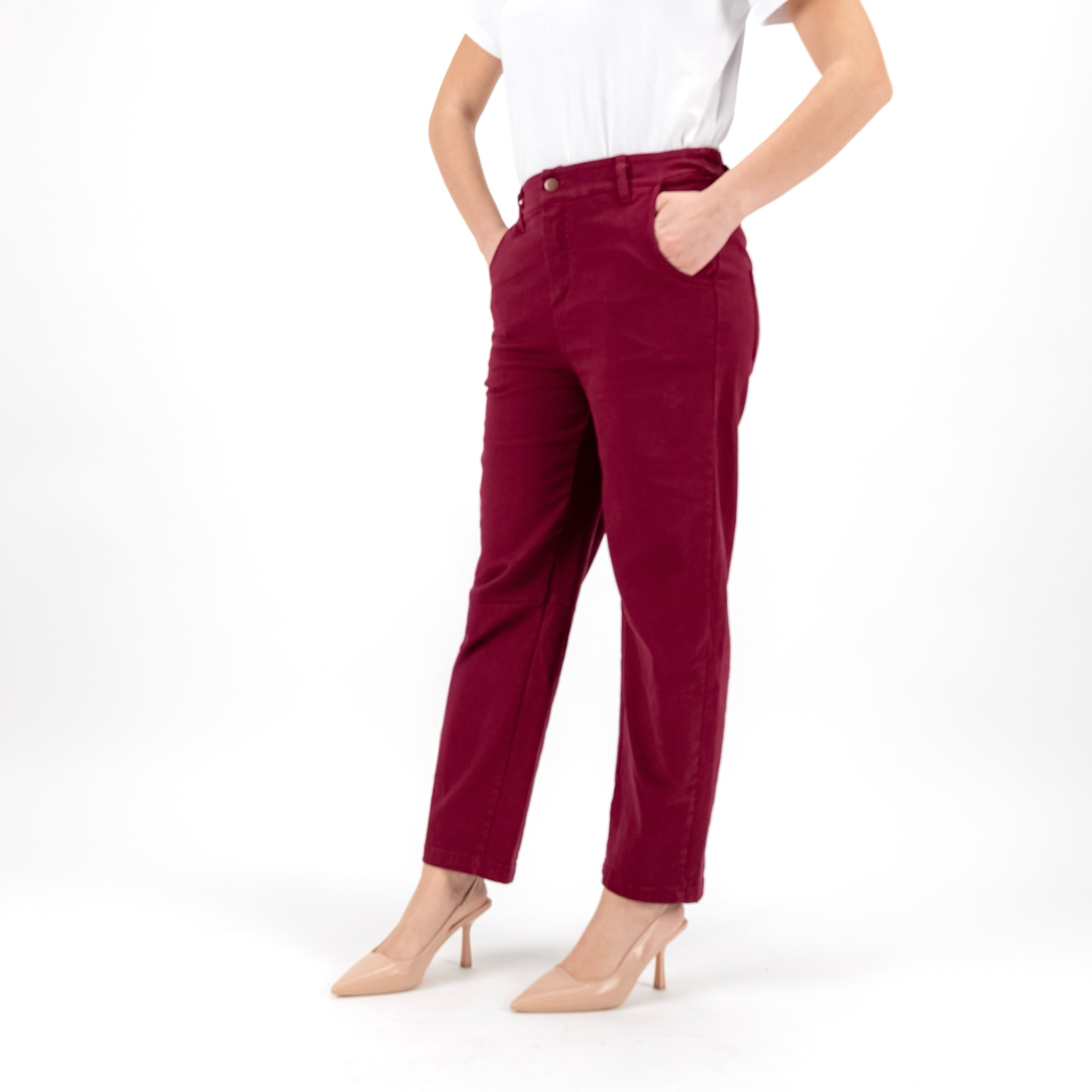 KONTATTO FW200C PANTALONE BARREL COTONE