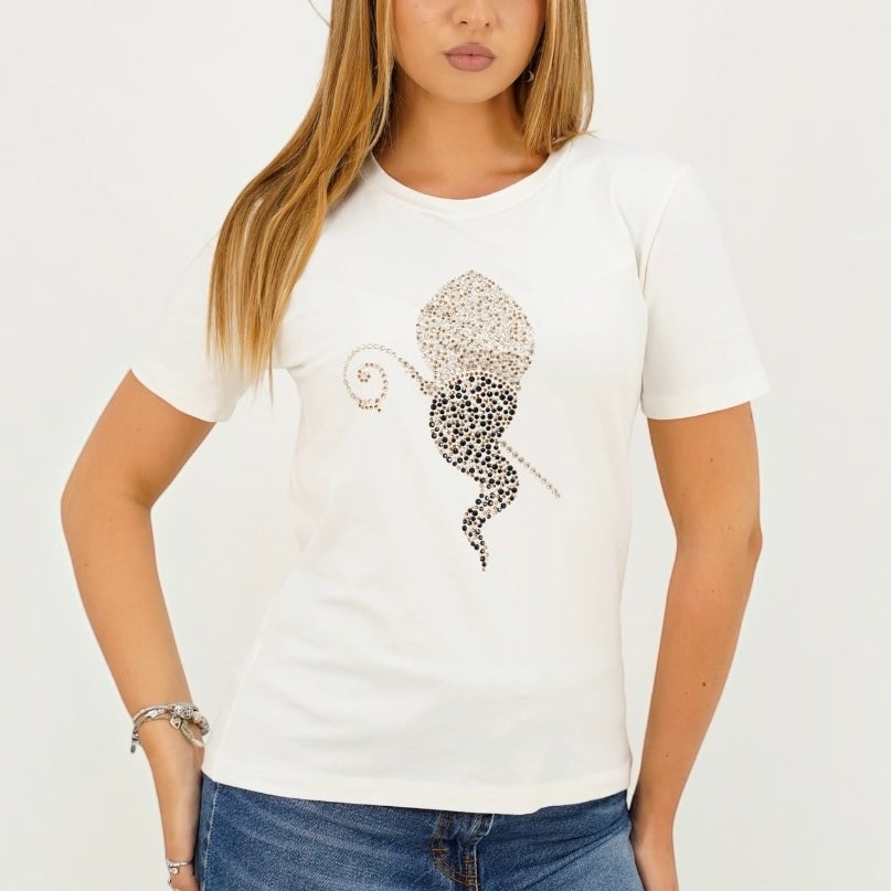 SOUTHLAB T-SHIRT SANGENNARO STRASS