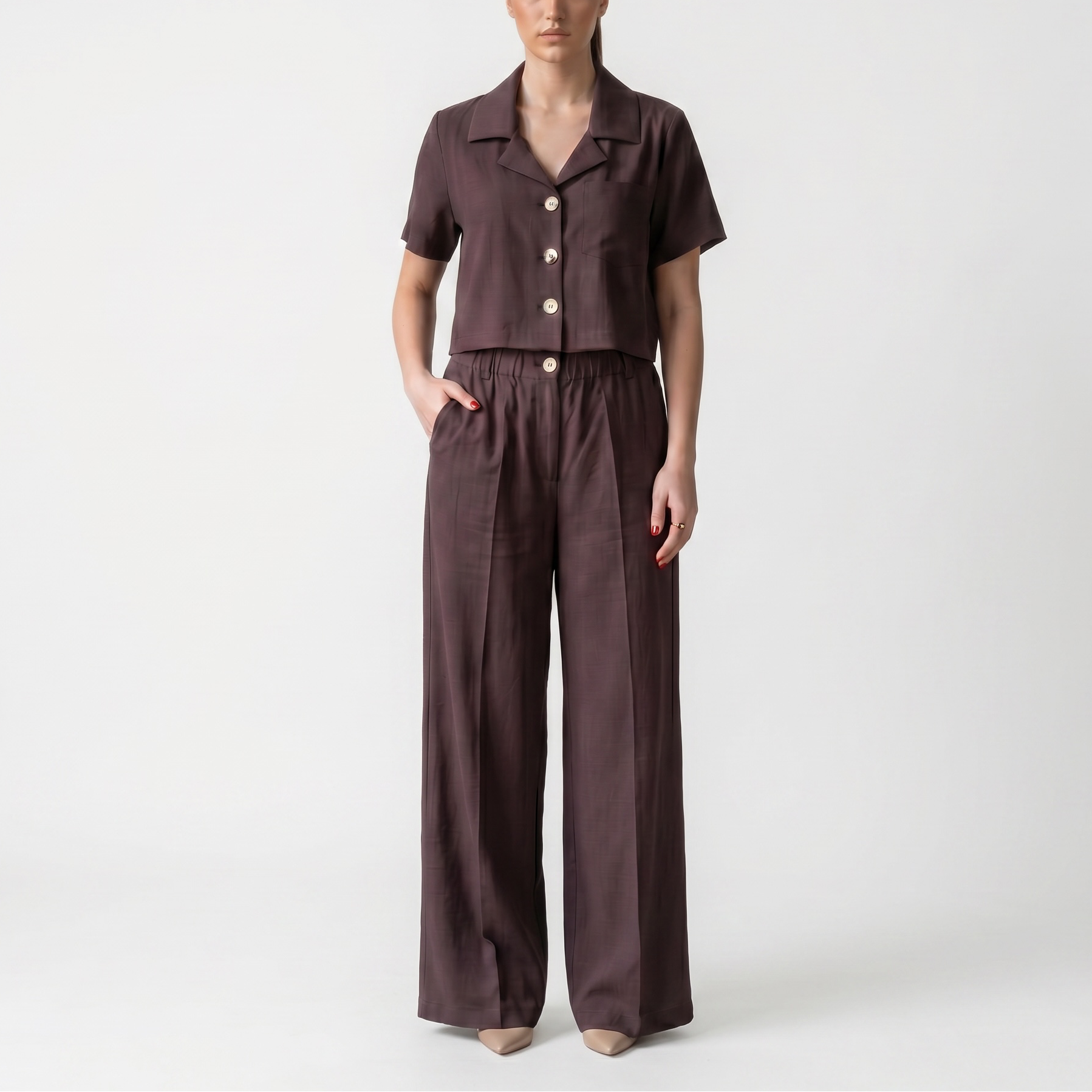 SOUTHLAB PANTALONE PALACE CREPE