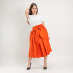 SARTORIA GONNA ECOLE ARANCIO