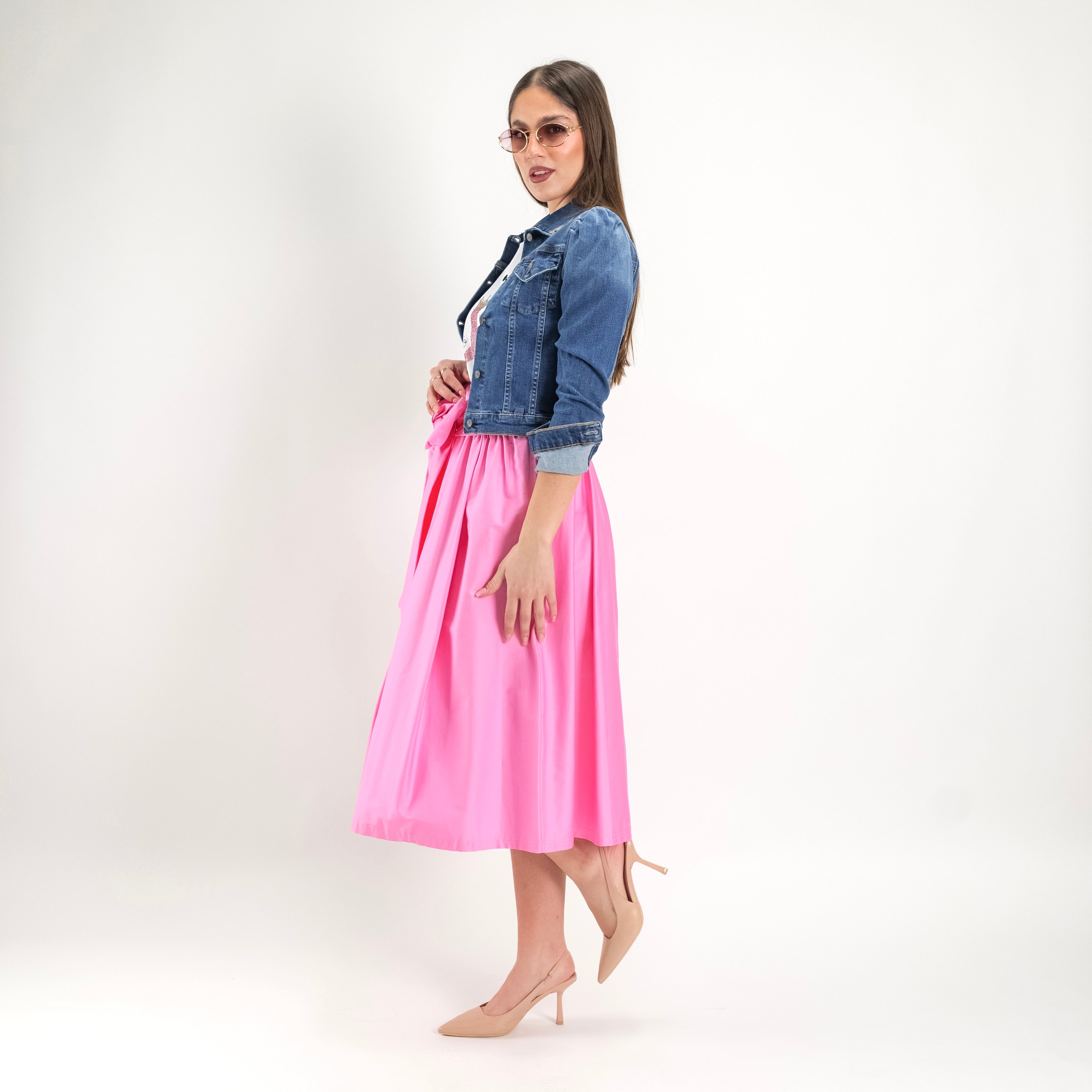 SARTORIA GONNA ECOLE ROSA