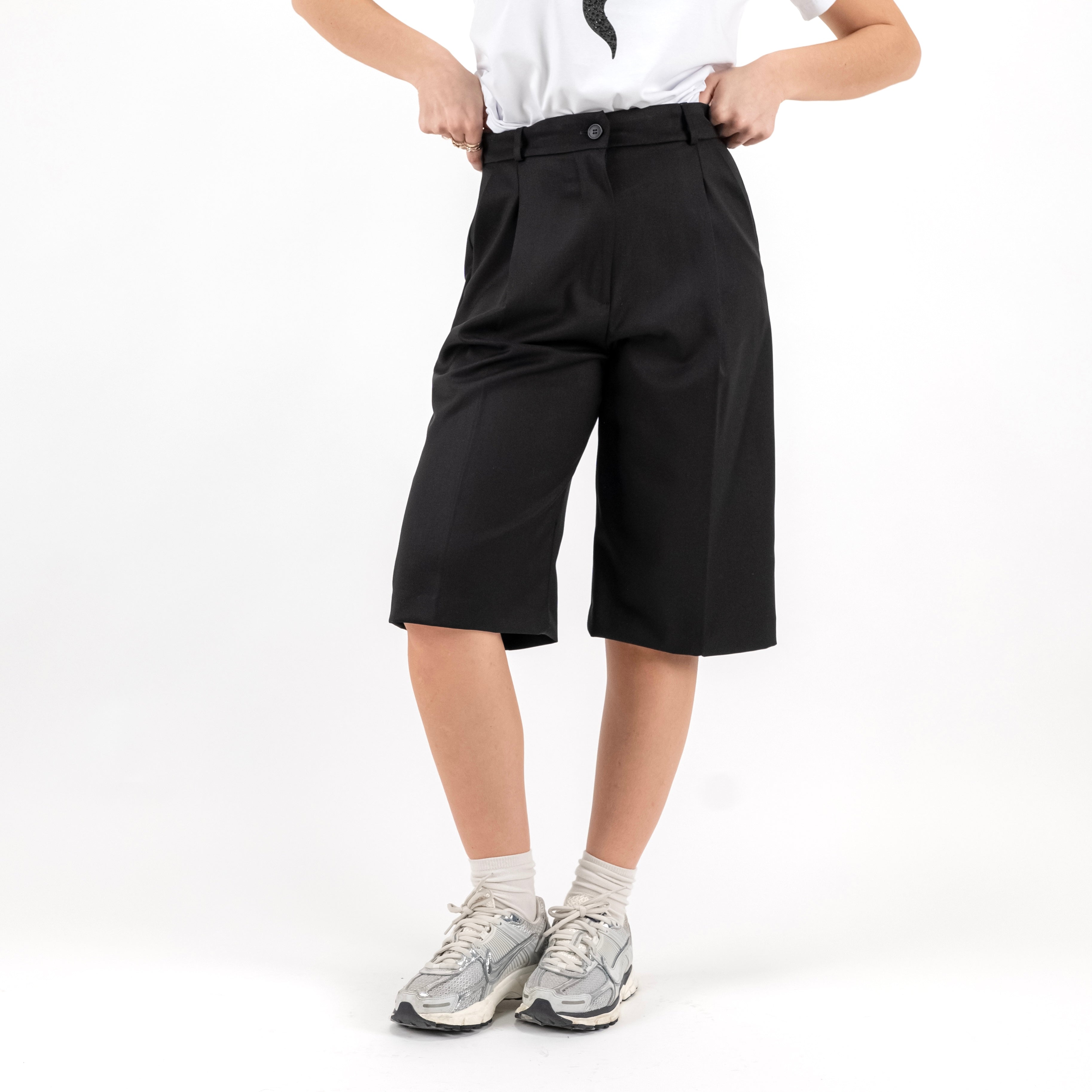 JETAIME BERMUDA WOOL NERO