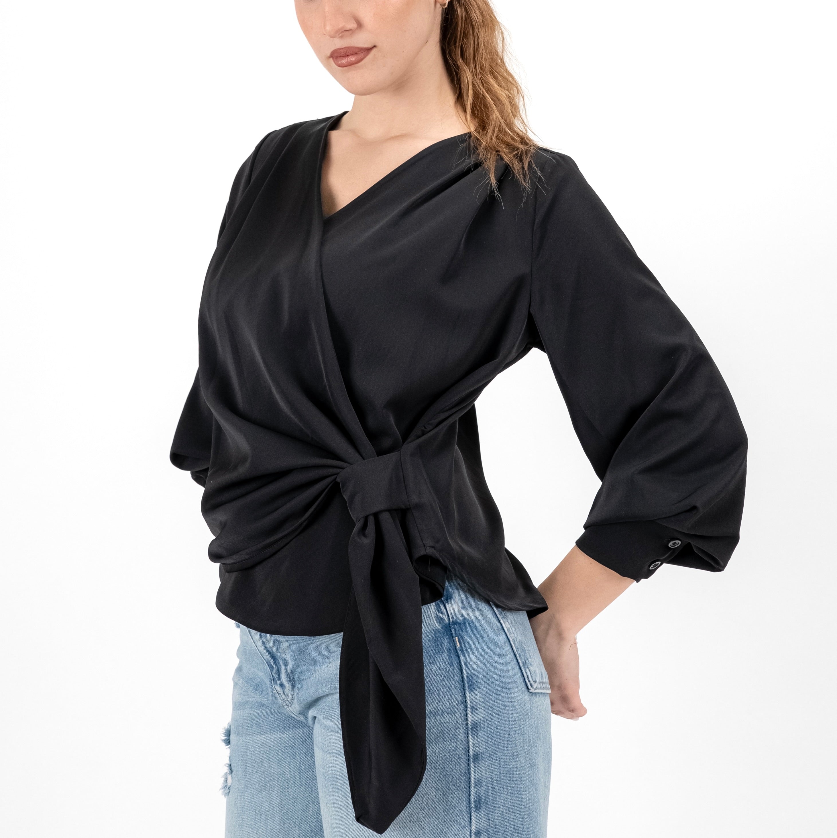 SOUTHLAB BLUSA INCROCIO