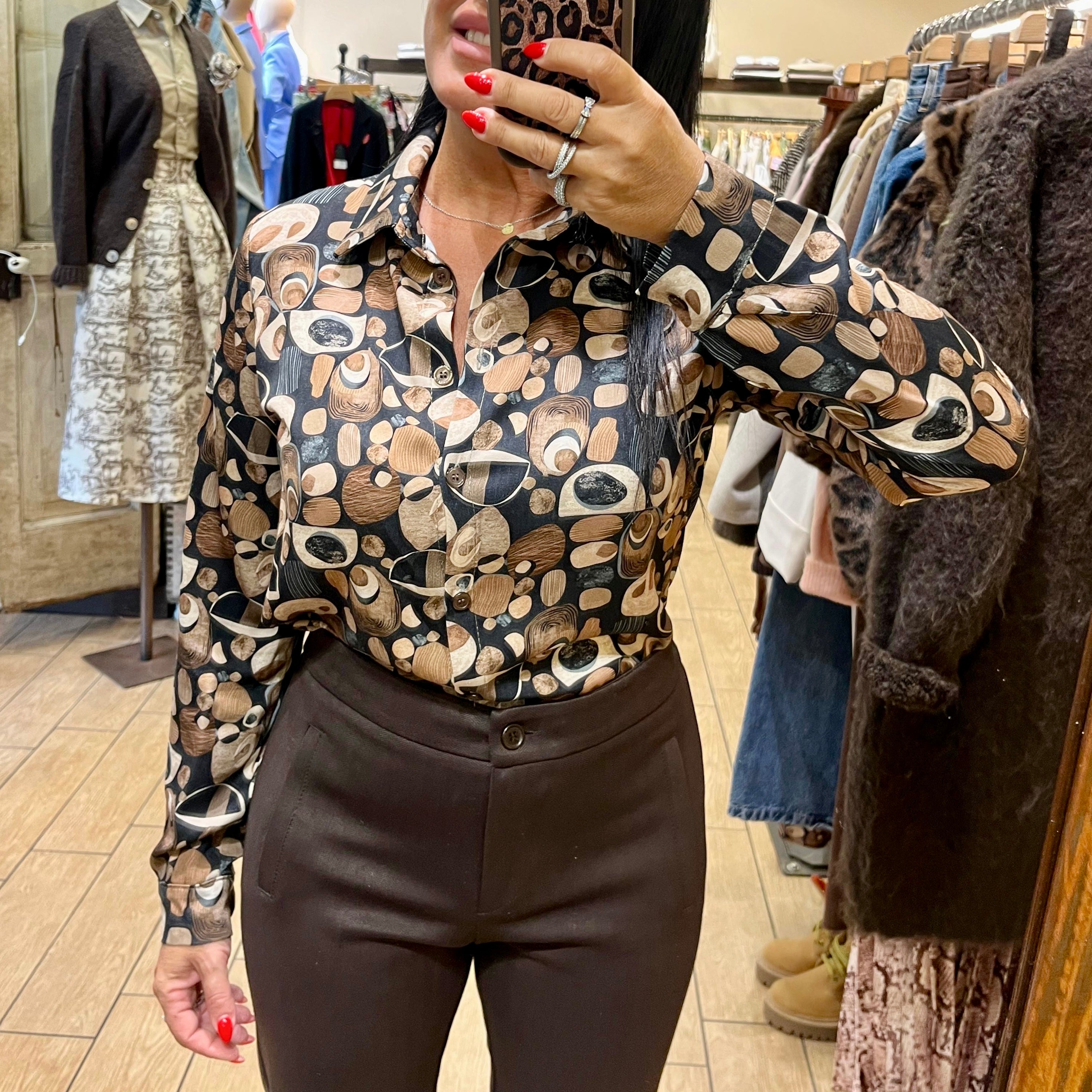 SOUTHLAB CAMICIA GEMME MORO