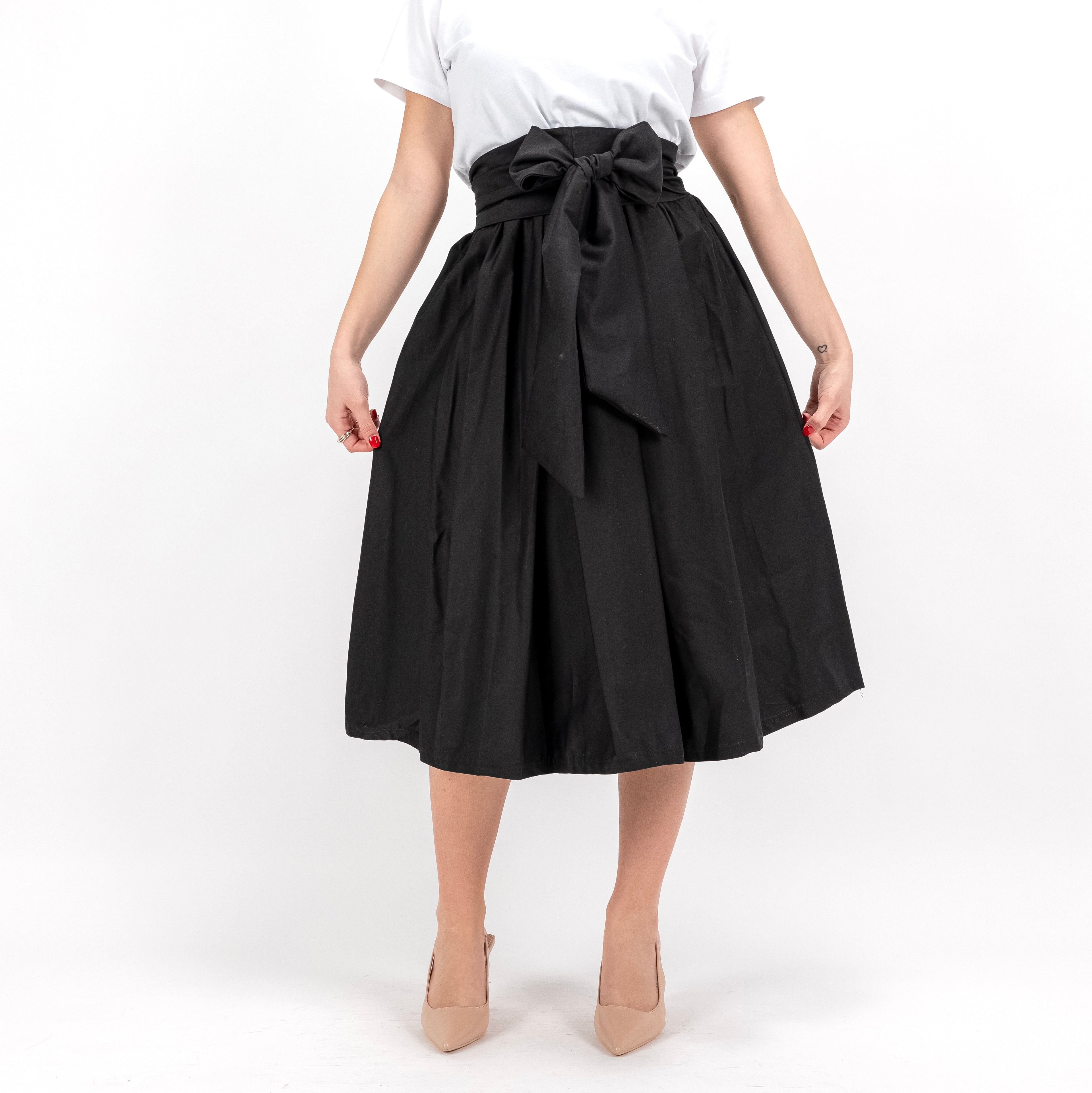 SARTORIA GONNA ECOLE NERO